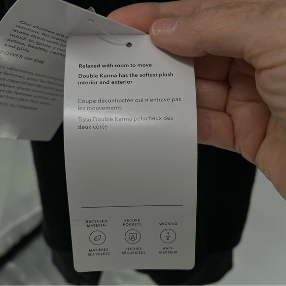 Athleta Women’s NEW Athleta Recover Cozy Snap Front Sweatshirt Size XL Black - Picture 8 of 14